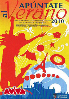 Portada del folleto informativo de las actividades de verano del Excmo. Ayuntamiento.