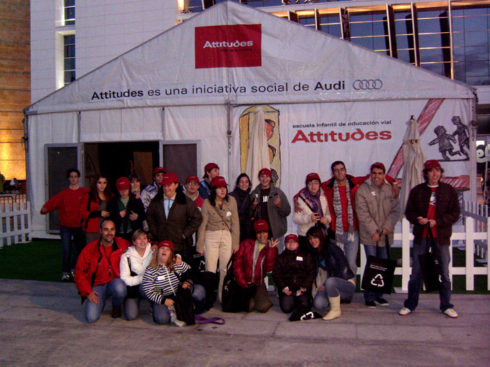 foto de familia de uno de los grupos participantes.