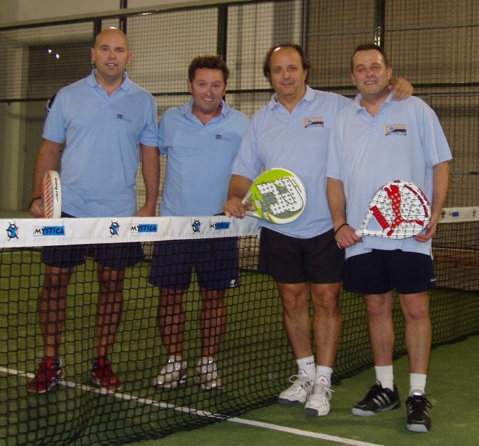 Deportistas del torneo de padel