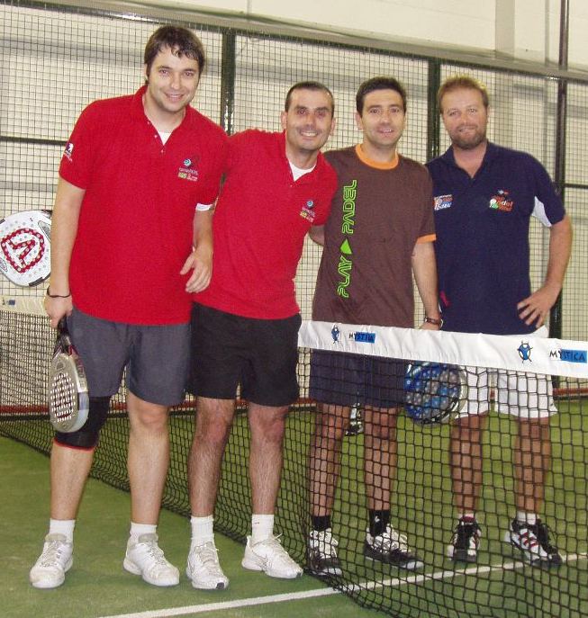 Deportistas del torneo de padel