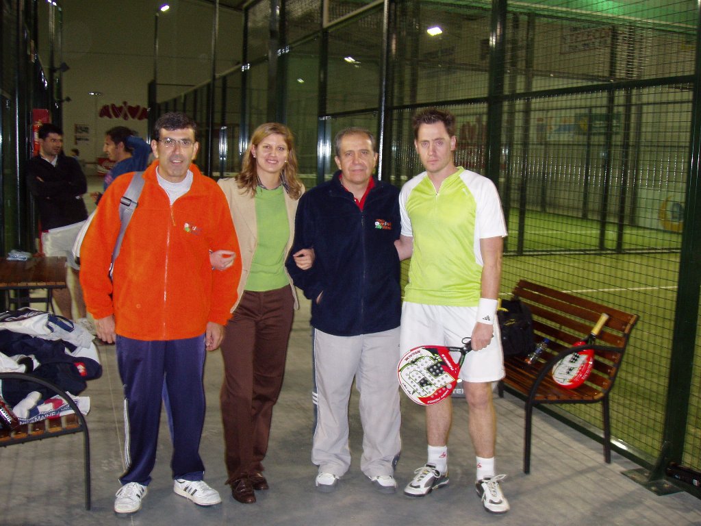 Deportistas del torneo de padel