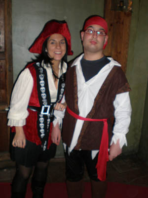 La pareja de piratas