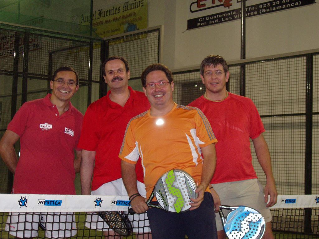 Deportistas del torneo de padel