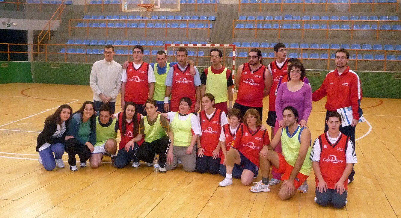 Equipos finalistas de baloncesto. Aviva y Asprodes