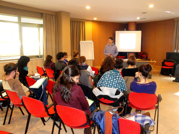 Foto de los participantes durante el curso.