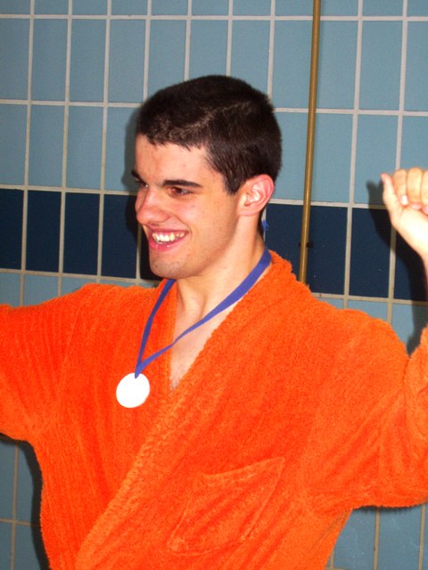 Cristian Gonzalez Sánchez en el podium