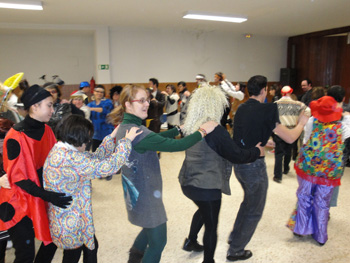 Uno de los momentos del baile.