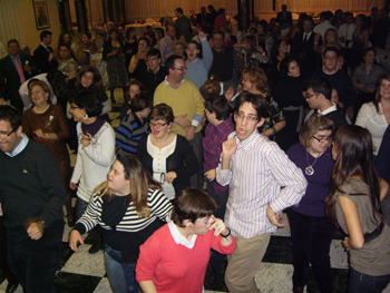 Momento de baile en la boda.