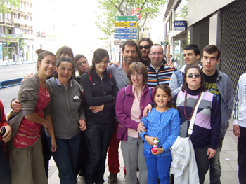 Foto con el actor que interpresa a Gambóa en la Serie de A3 "El Barco"