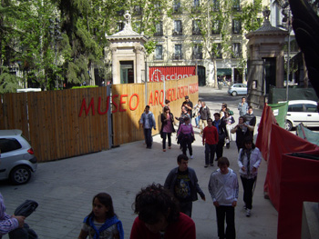 Llegada al museo Arqueológico.