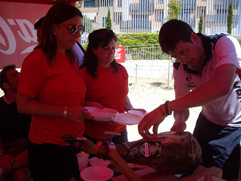 Momento de prácticas del personal auxiliar.