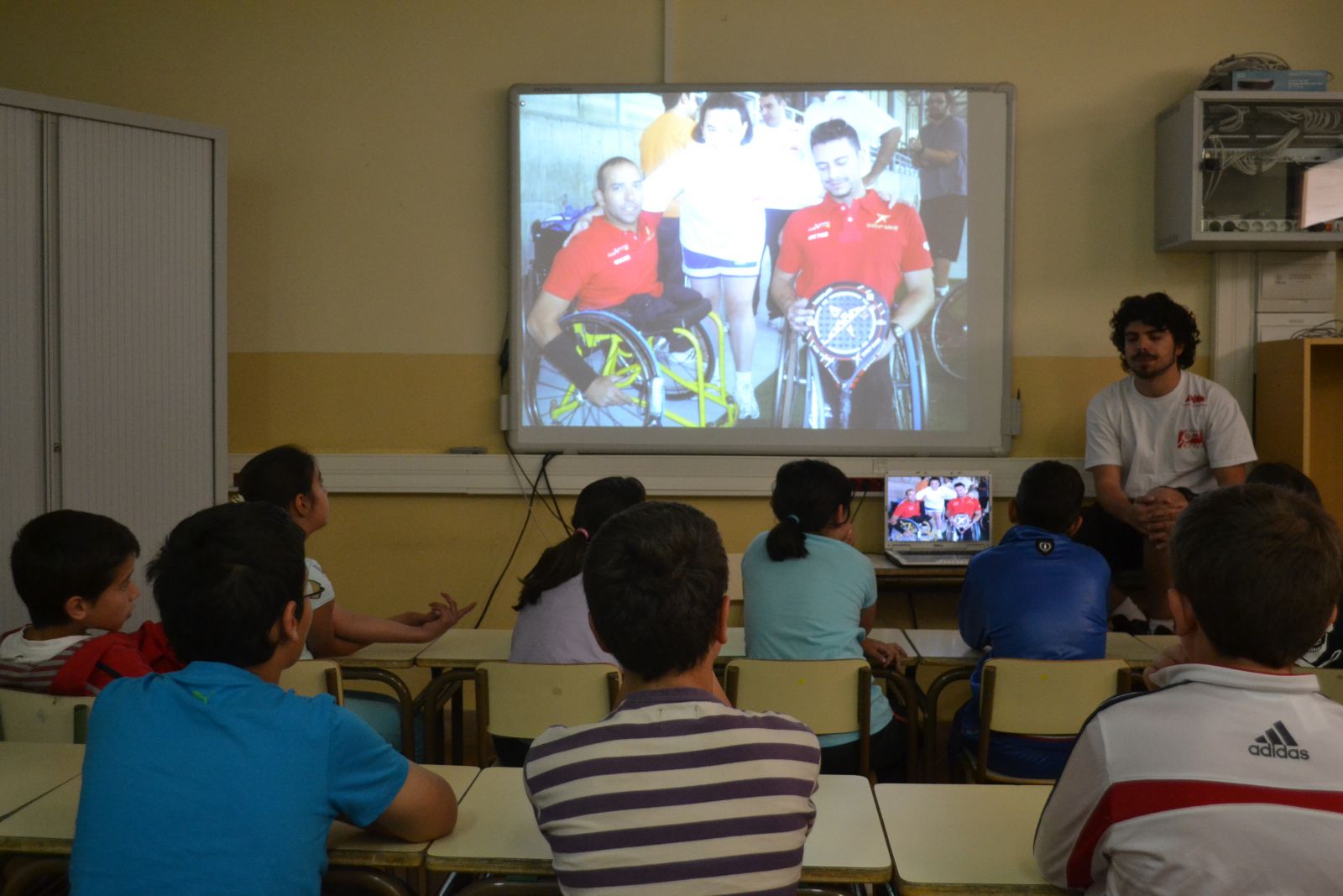 Programa Tiempos paralímpicos en centros educativos. 10 años con este programa.