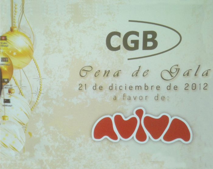 Cena solidaria de CGB a beneficio de AVIVA