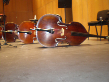 Foto panorámica de instrumentos al finalizar el ensayo.