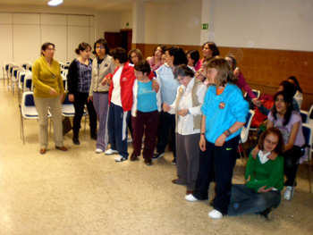 Grupo participante de las chicas.