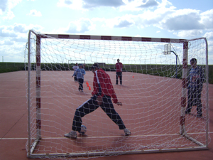 Momento del juego de control de balón