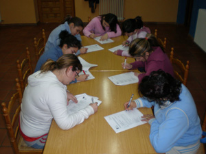 Alumnos en uno de los momentos del curso.