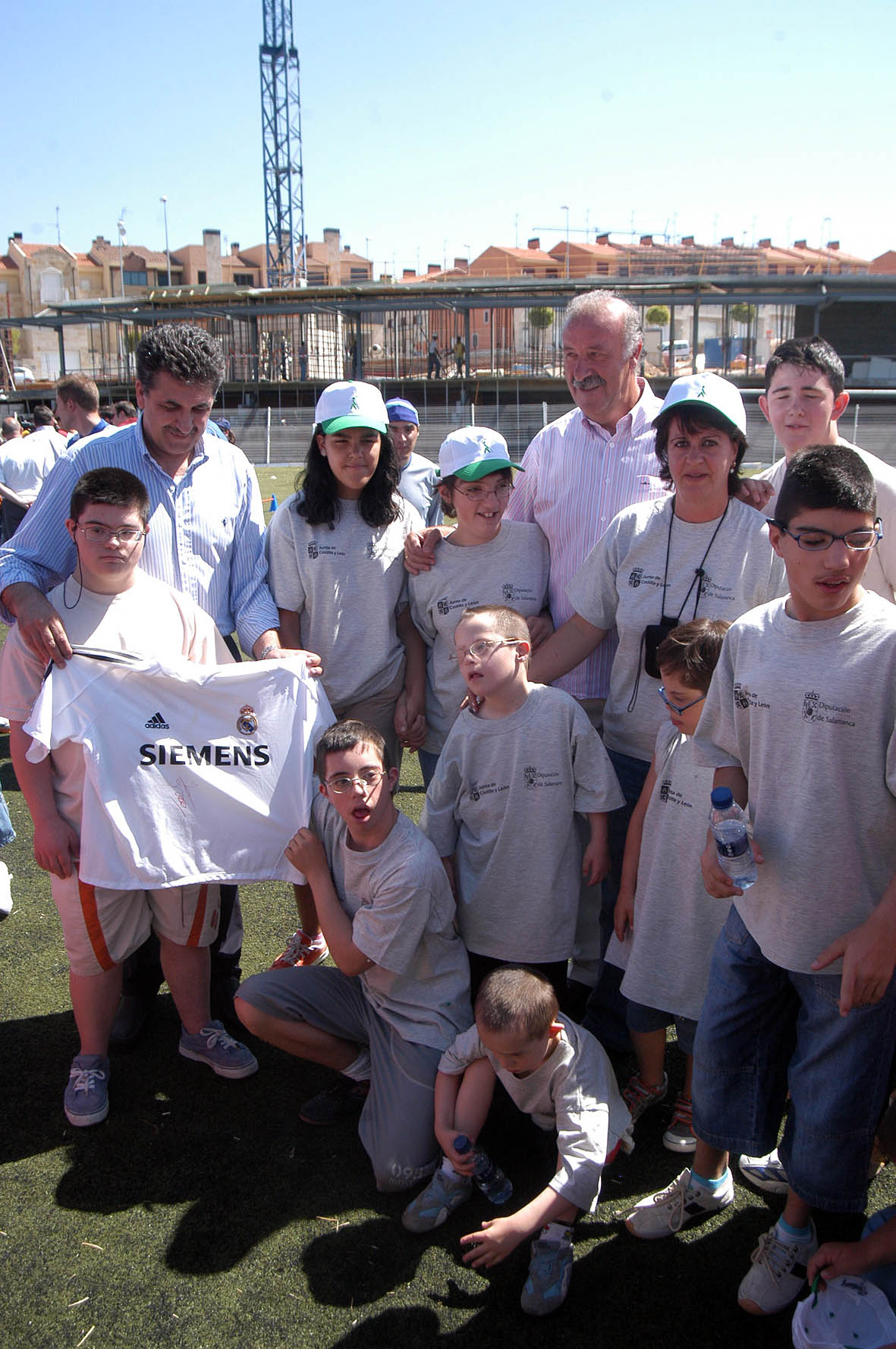 Foto de grupo, Remón, Del Bosque alumnos y monitores