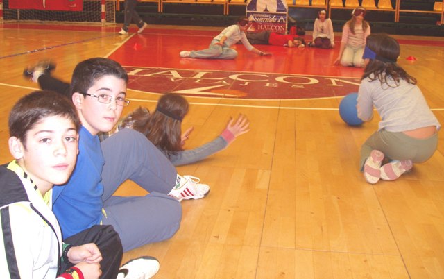 Práctica de goalball