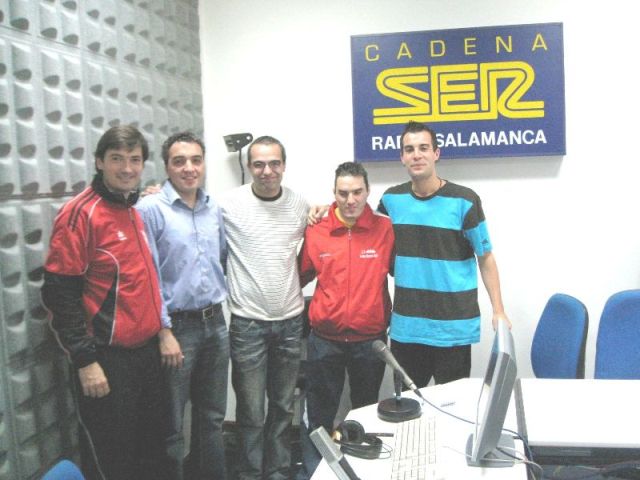 Estudios Ser Salamanca, Eugenio, Chuchi, Alberto Pérez, Alberto Tamames y Jesús