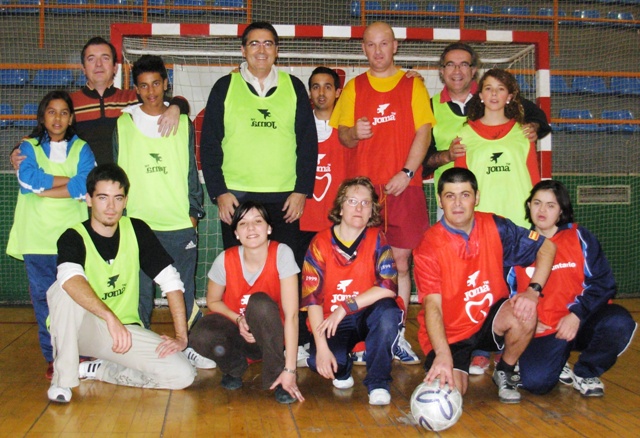 Club Rotario de Salamanca y deportistas de Aviva