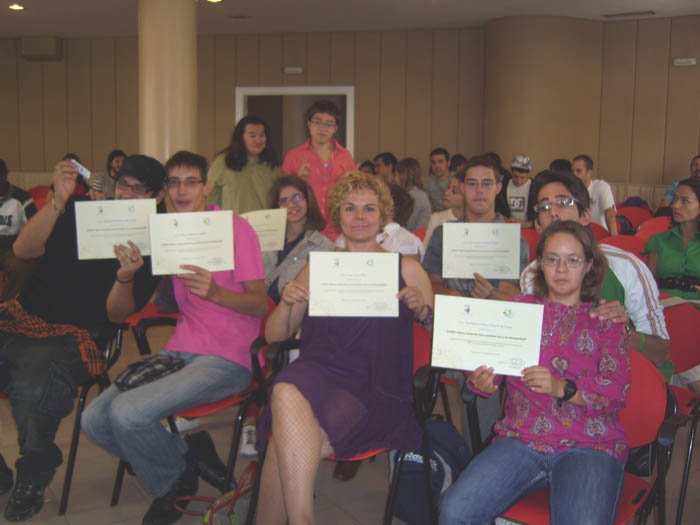 Foto panorámica del salón donde se entregaron los diplomas.