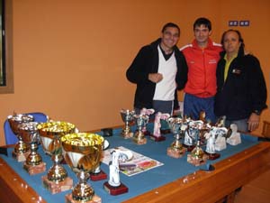 Trofeos para los ganadores