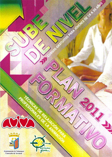 Tarjeta del curso que imparte AVIVA dentro del plan formativo del Espacio Joven 2011.