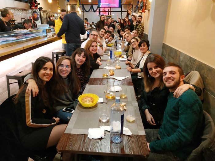 Cena de los voluntarios de AVIVA