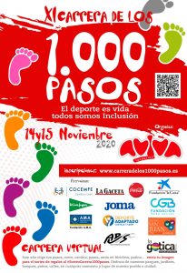 Cartel de la Carrera de los 1000 pasos