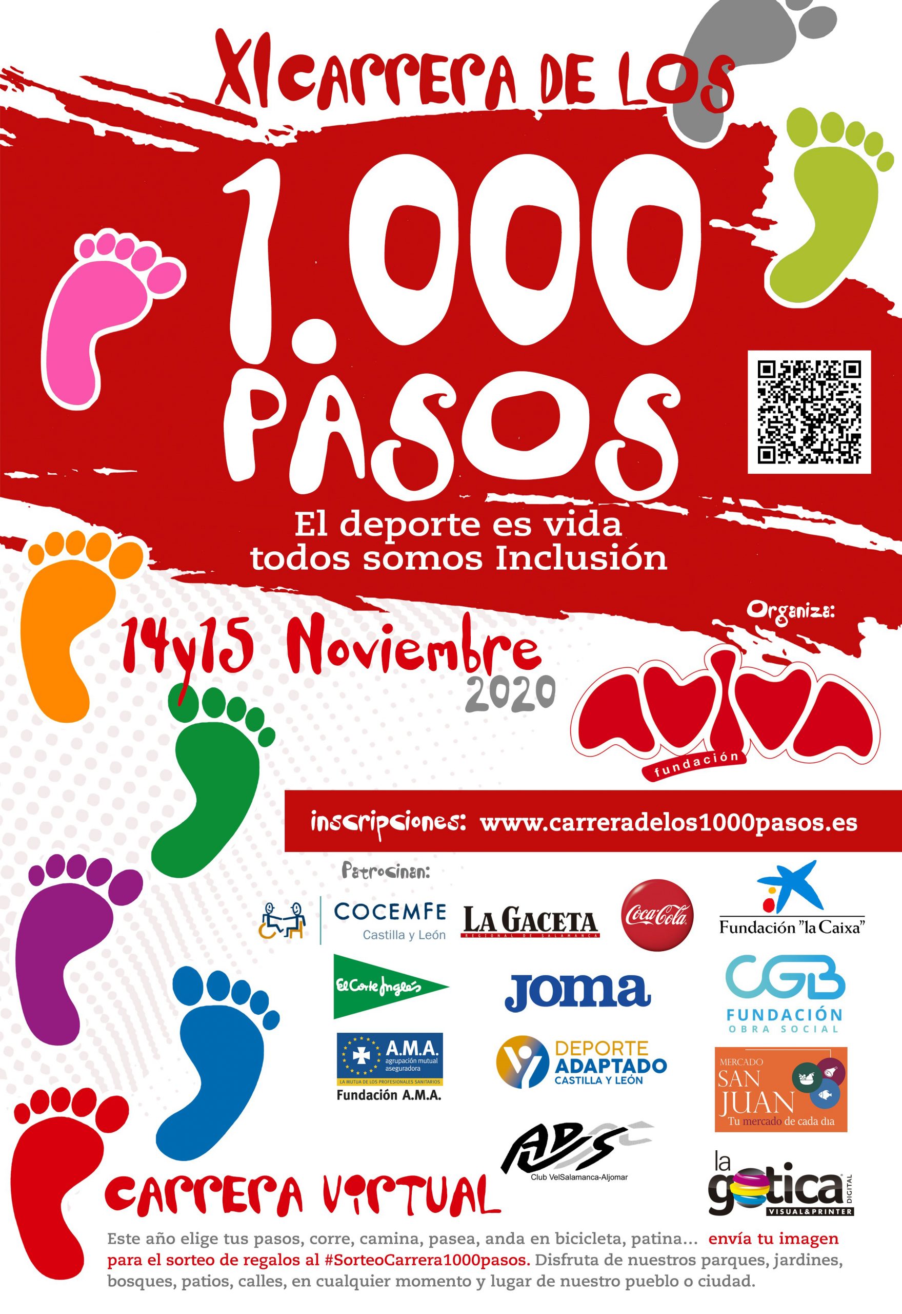 Cartel1000pasos2020conQR